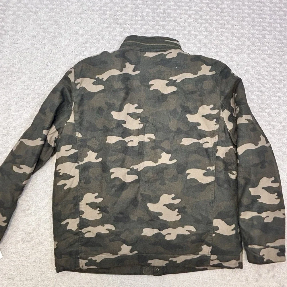 Levi's Military Field Jacket Men's XL Full Zip Quilted Lined CAMO CAMOUFLAGE